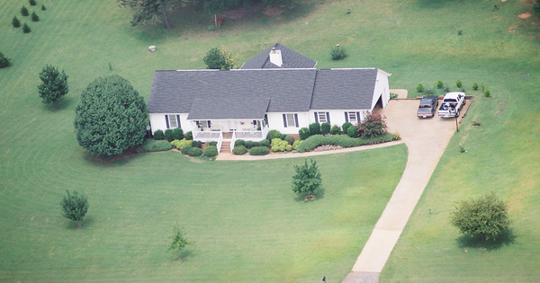 Vintage Aerial photo from 2001 in Greenville County, SC