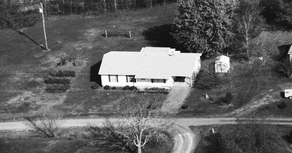 Vintage Aerial photo from 1993 in Bedford County, VA