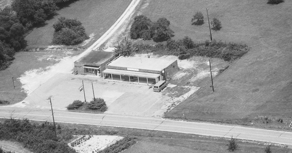 Vintage Aerial photo from 1987 in Henderson County, NC