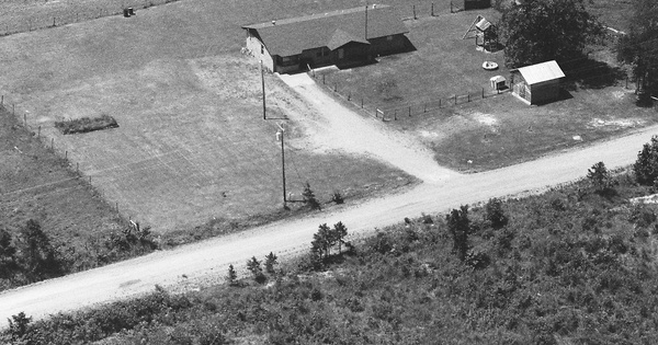 Vintage Aerial photo from 1992 in Latimer County, OK