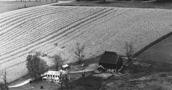 Vintage Aerial photo from 1972 in Baltimore County, MD
