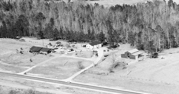 Vintage Aerial photo from 1987 in Elmore County, AL