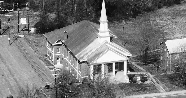 Vintage Aerial photo from 1991 in Burke County, NC