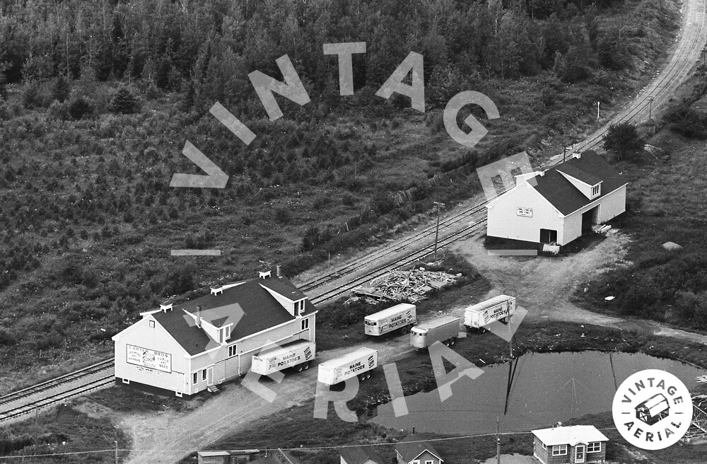Vintage Aerial Maine Aroostook County 1964 9MAR20