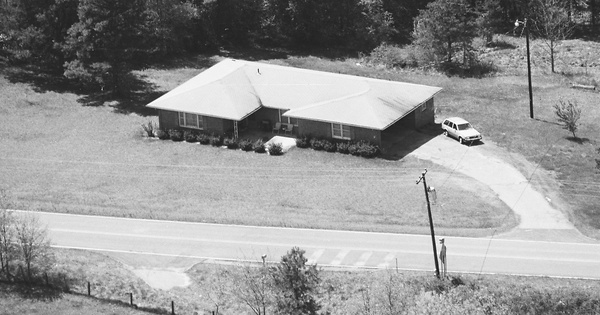 Vintage Aerial photo from 1986 in Pickens County, SC