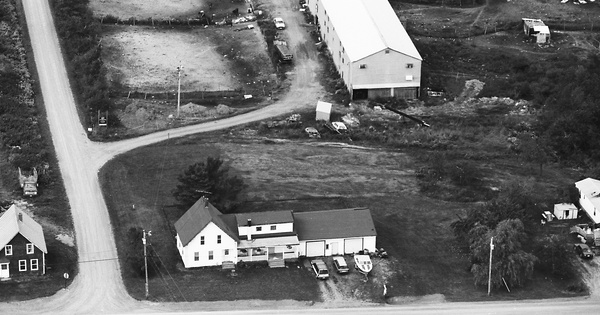 Vintage Aerial photo from 1998 in Waldo County, ME