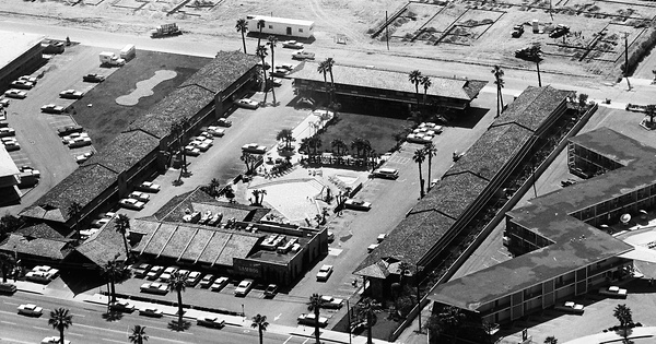 Vintage Aerial photo from 1965 in Riverside County, CA
