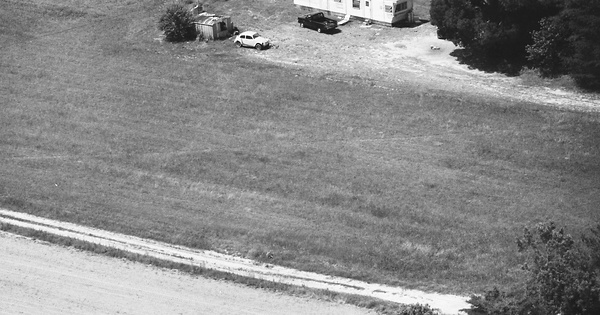 Vintage Aerial photo from 1986 in Gloucester County, VA