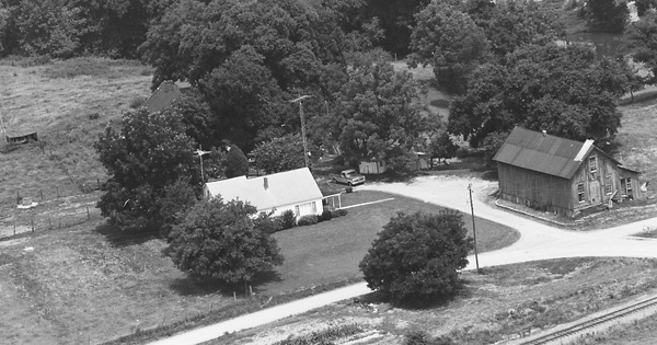 Vintage Aerial photo from 1987 in Lawrence County, TN