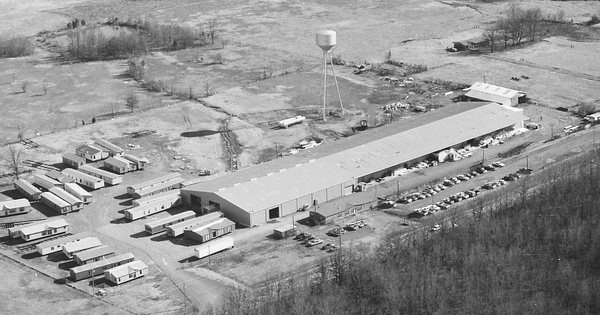 Vintage Aerial photo from 1985 in Perry County, AR