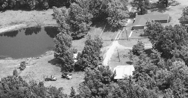 Vintage Aerial photo from 1989 in Sevier County, AR
