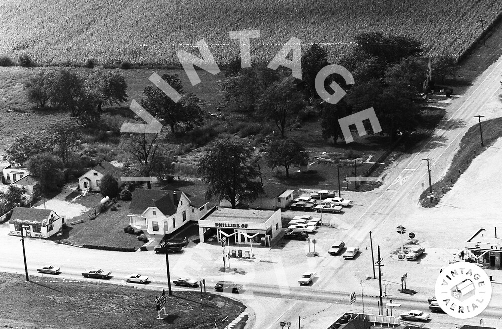 Vintage Aerial Illinois Douglas County 1966 17FDO21