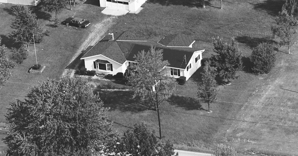 Vintage Aerial photo from 1986 in Brown County, OH