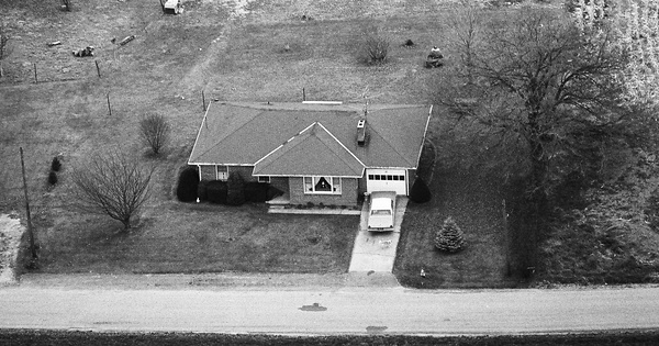 Vintage Aerial photo from 1974 in York County, PA