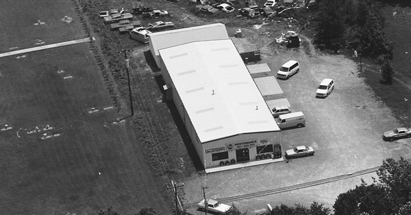Vintage Aerial photo from 1989 in Rowan County, NC