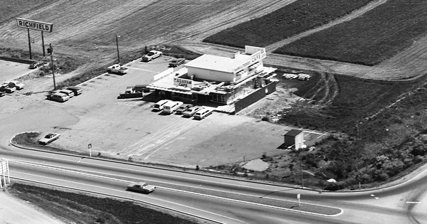 Vintage Aerial photo from 1969 in Snohomish County, WA