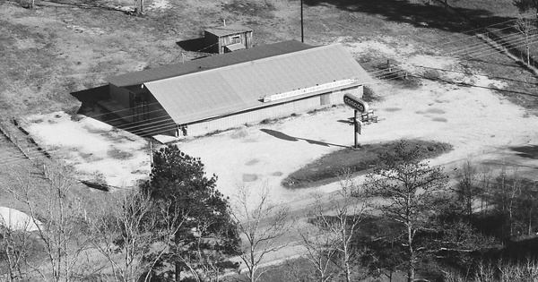 Vintage Aerial photo from 1989 in Liberty County, TX