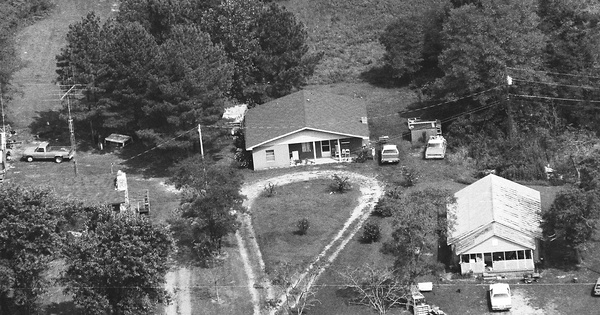 Vintage Aerial photo from 1993 in Marshall County, AL