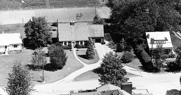 Vintage Aerial photo from 1964 in Cass County, IN