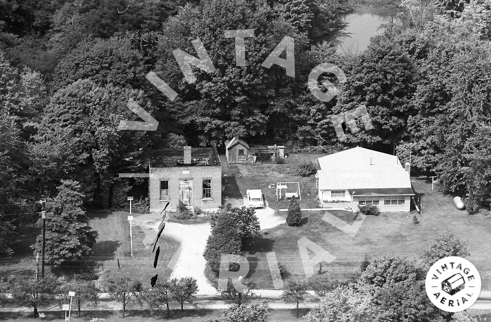 Vintage Aerial Indiana Clay County 1974 31FCL7