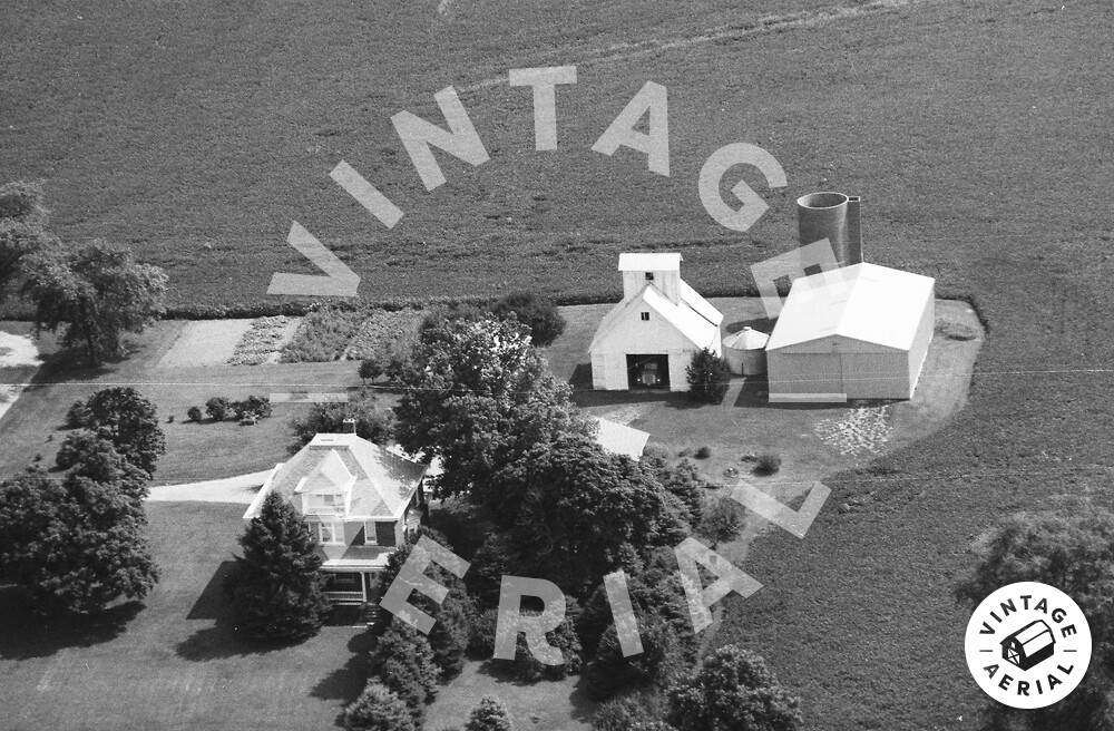 Vintage Aerial Illinois Logan County 1991 20RLO26