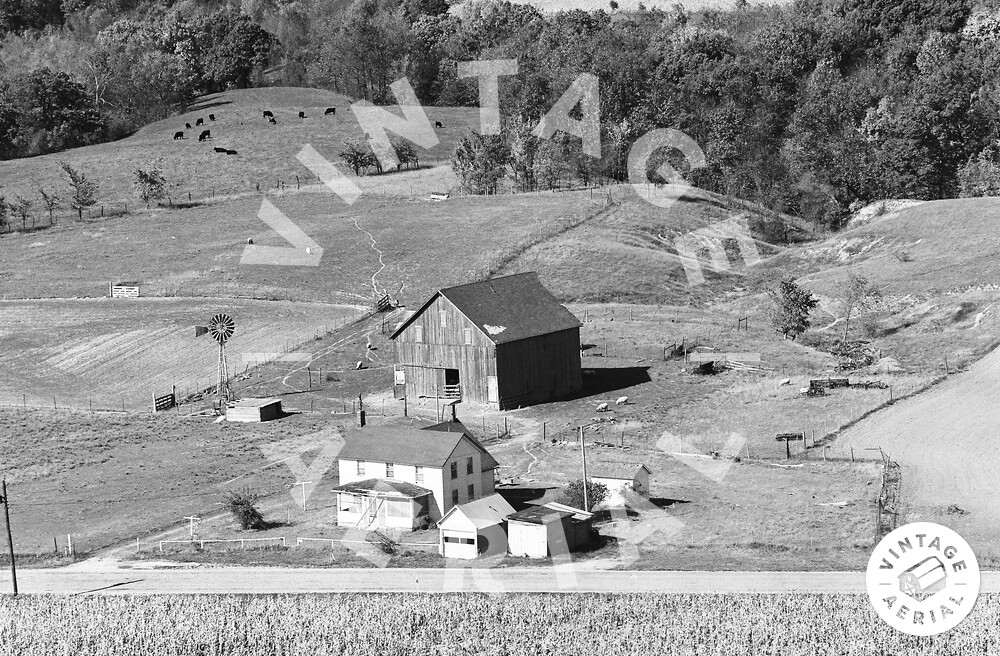 Vintage Aerial Illinois McDonough County 1976 37BMD25