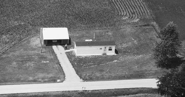 Vintage Aerial photo from 1994 in Green County, WI