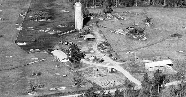 Vintage Aerial photo from -1986 in Warren County, GA