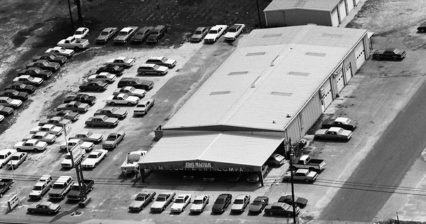 Vintage Aerial photo from 1986 in Jeff Davis County, GA