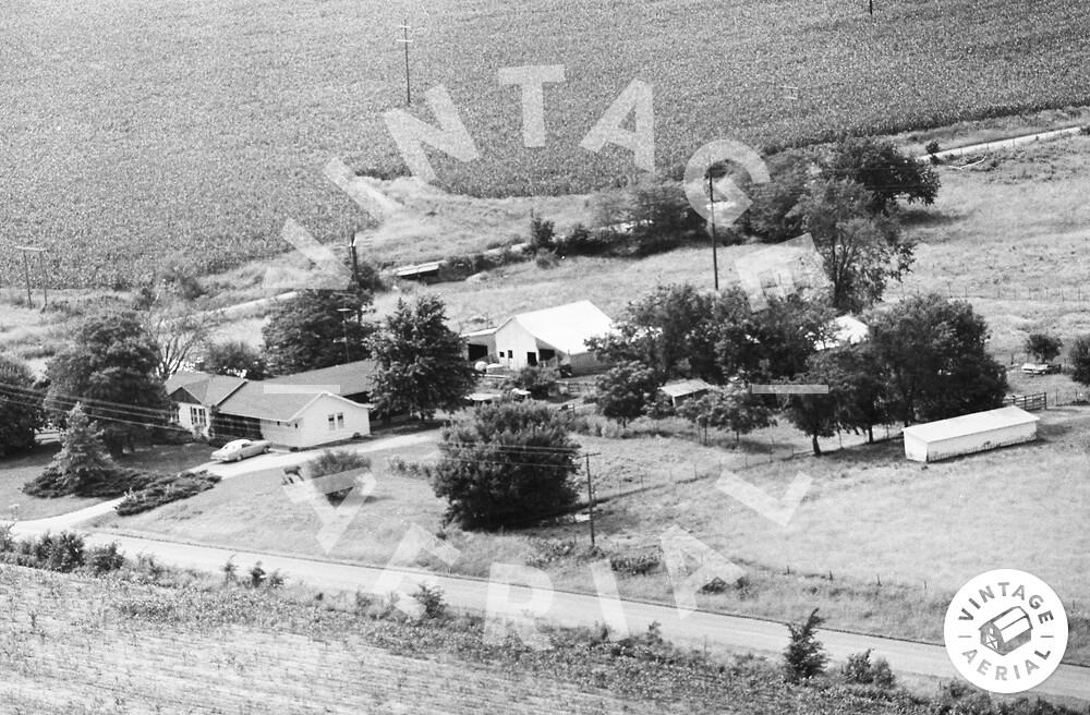 Vintage Aerial Missouri Randolph County 1978 10SRA1