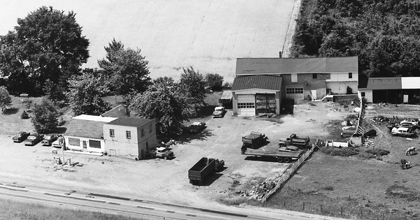 Vintage Aerial photo from 1966 in Dauphin County, PA