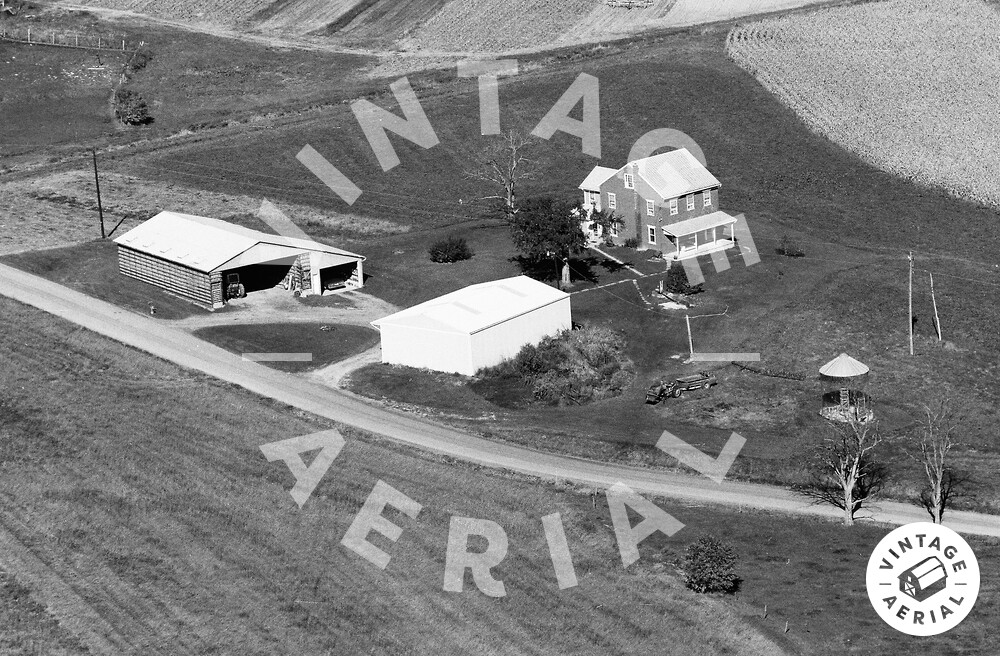 Vintage Aerial Pennsylvania Montour County 1985 40AMON15