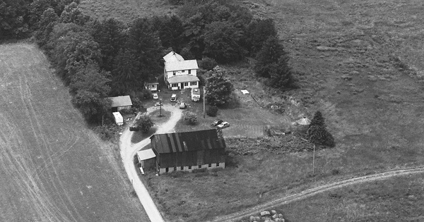 Vintage Aerial photo from 1990 in Mercer County, PA