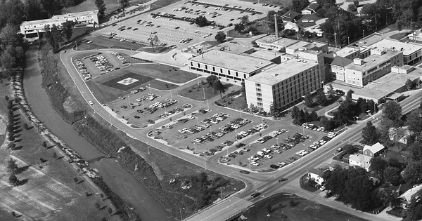 Vintage Aerial photo from 1983 in Bartholomew County, IN