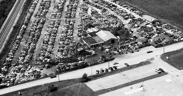 Vintage Aerial photo from 1992 in Allen County, IN