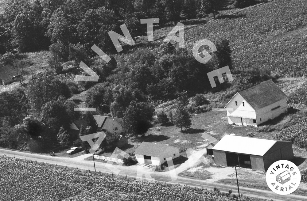 Vintage Aerial Indiana Fountain County 1973 6TFO1