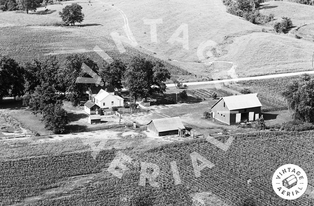 Vintage Aerial Illinois Schuyler County 1967 8ASC1