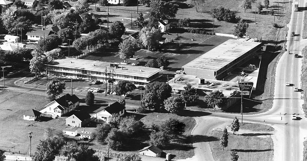 Vintage Aerial photo from 1966 in Sangamon County, IL