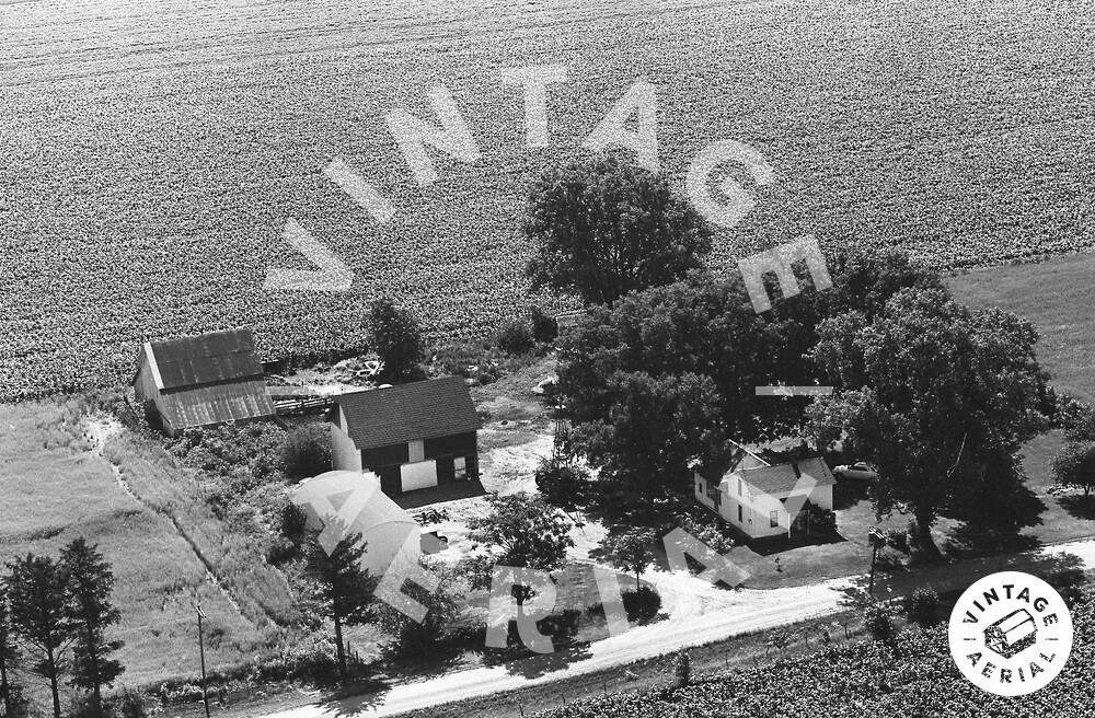 Vintage Aerial Illinois Bureau County 1965 22BBU27