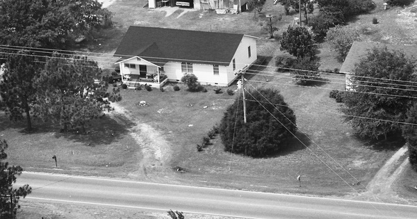 Vintage Aerial photo from 1982 in Tift County, GA