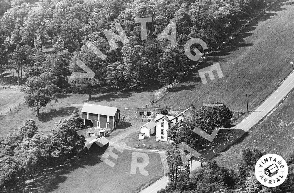 Vintage Aerial Pennsylvania Fulton County 1963 26CFU9