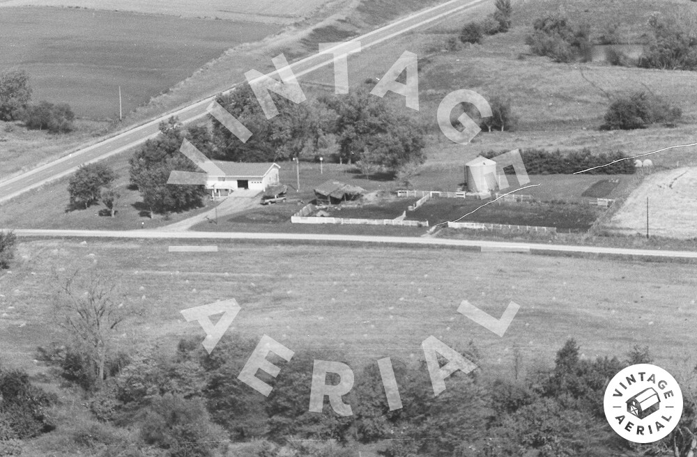 Vintage Aerial Missouri Gentry County 1981 2DGE2