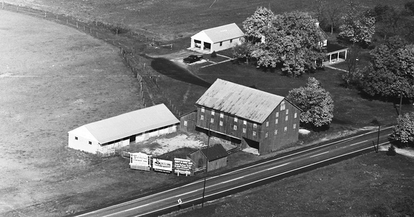 Vintage Aerial photo from 1966 in Adams County, PA