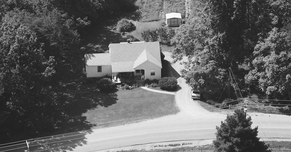 Vintage Aerial photo from 1985 in Campbell County, VA