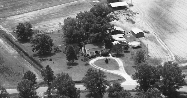 Vintage Aerial photo from 1992 in Florence County, SC