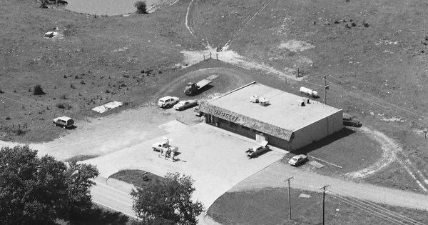 Vintage Aerial photo from 1988 in Madison County, AR