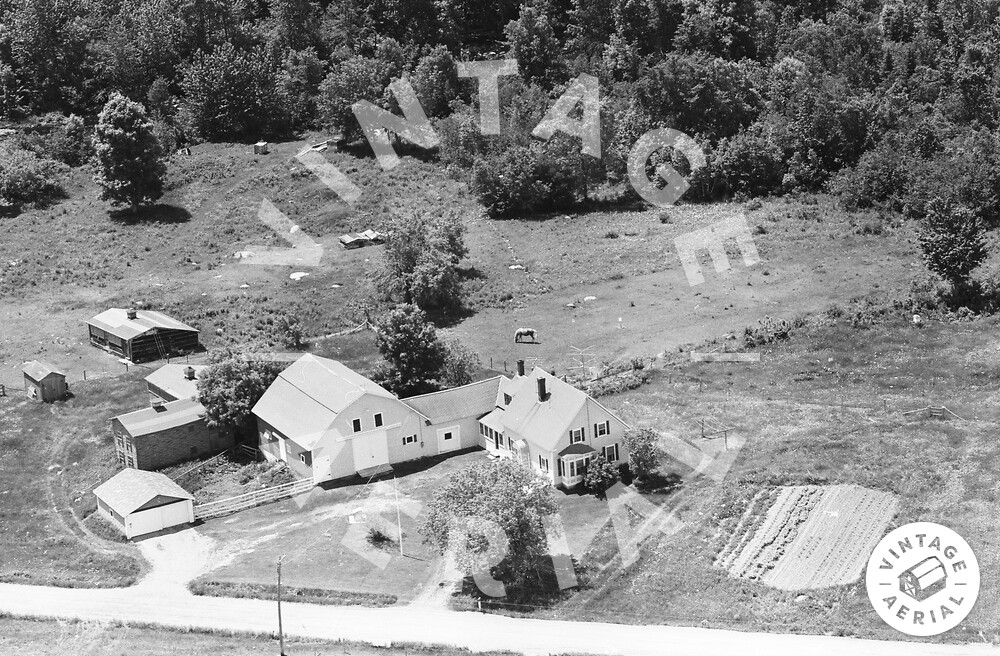 Vintage Aerial Maine Waldo County 1963 26LWA15
