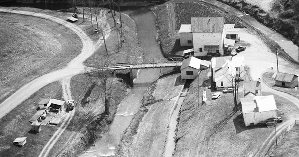 Vintage Aerial photo from 1990 in Franklin County, VA