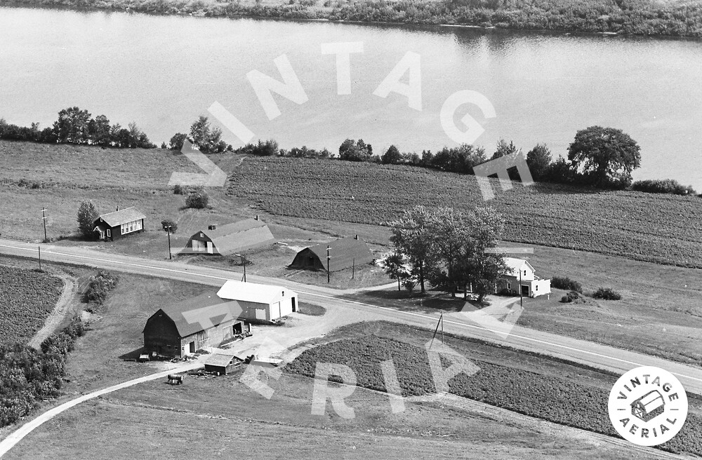 Vintage Aerial Maine Aroostook County 1965 62OAR13