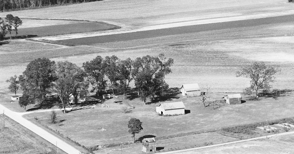 Vintage Aerial photo from 1999 in Craven County, NC